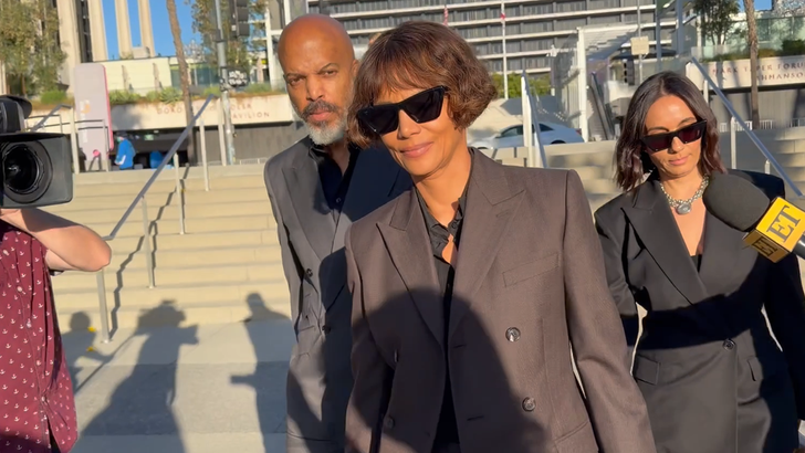 HALLE BERRY & EX OLIVIER MARTINEZ WE'LL LET OUR SON DO THE TALKING